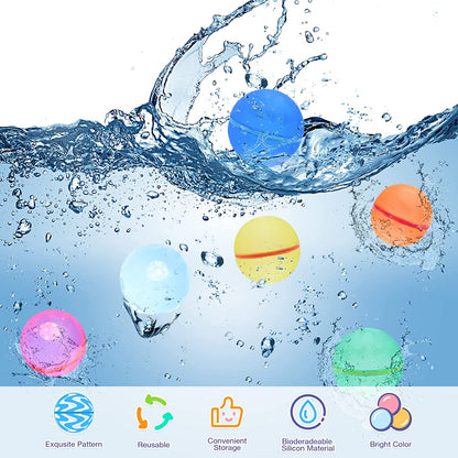 Tail Mate™ Reusable Water Balloons (12 pcs)