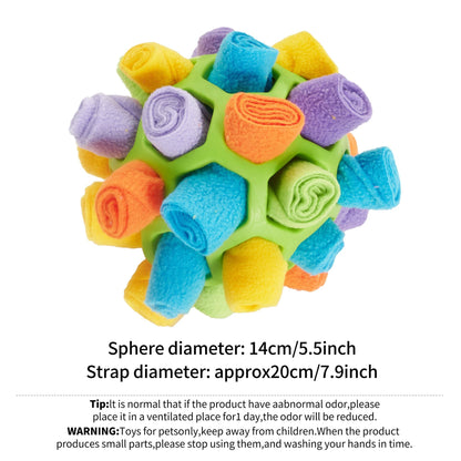 Interactive Dog Sniffing Ball Puzzle Toy